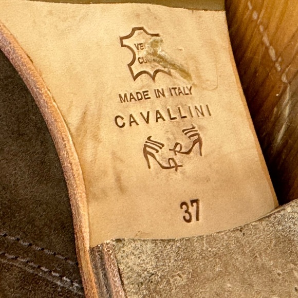 Cavallini made in Italy suede boots size 6.5 women’s - Picture 7 of 10